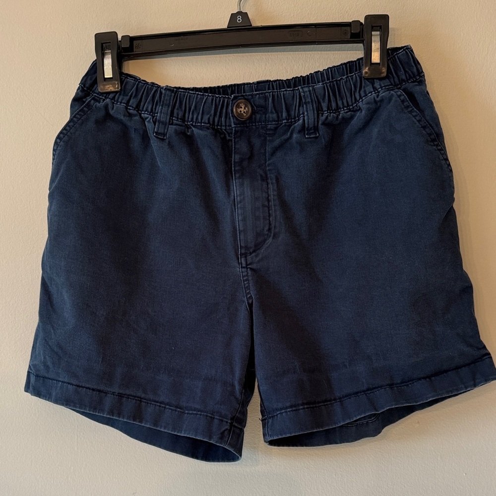 Chubbies Navy Blue Men's Flat Front Shorts